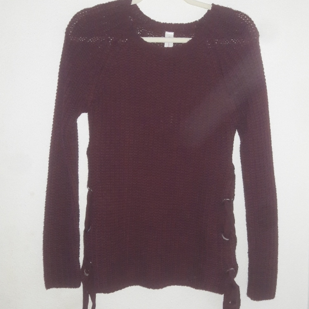 Burgundy Sweater